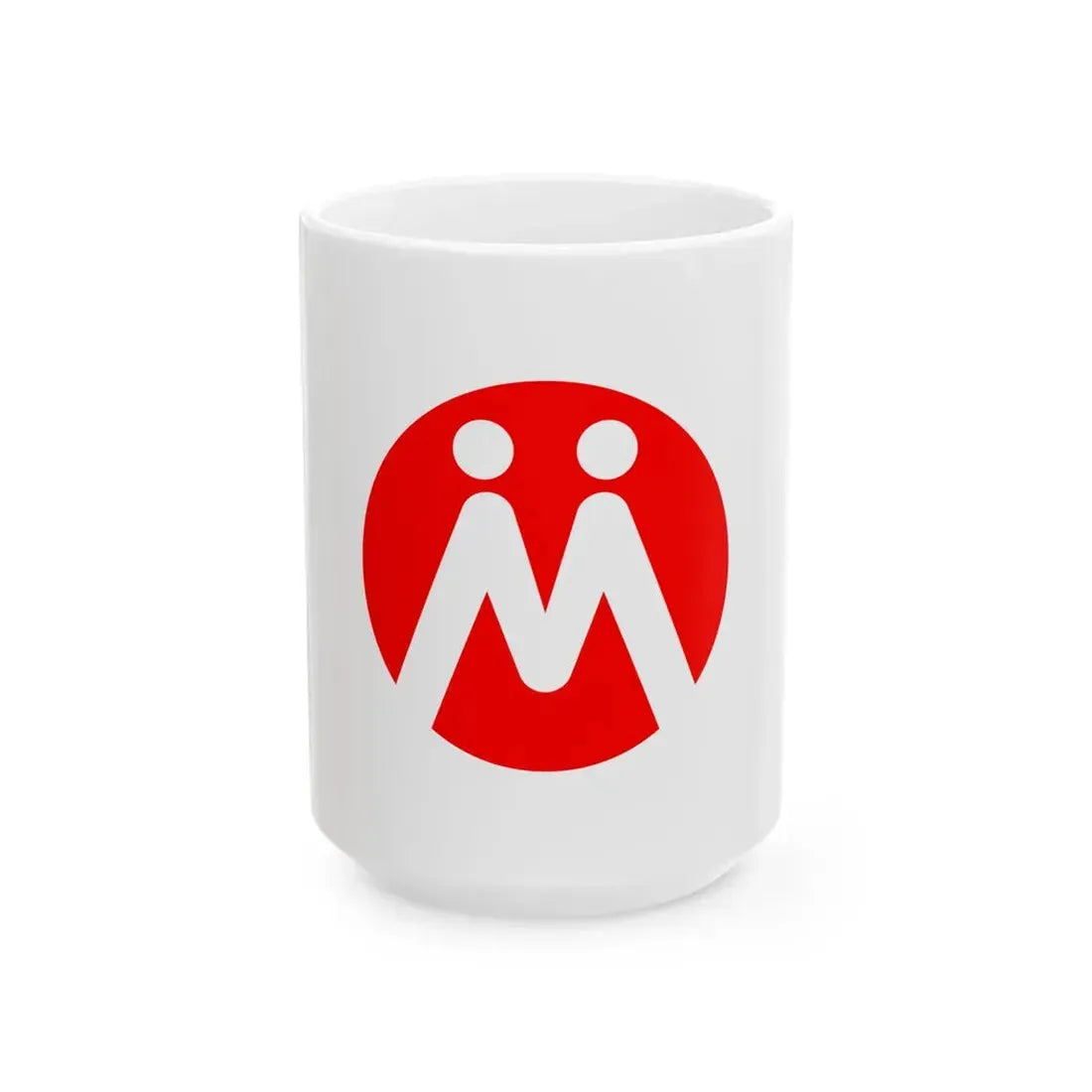 Flag of Morodomi Saga 1979-2005 (Japan) White Coffee Mug 15oz - Go Mug Yourself
