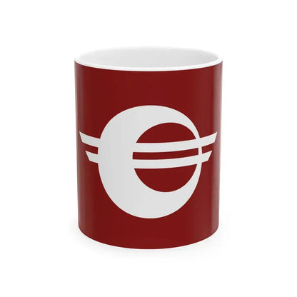 Flag of Morotsuka Miyazaki (Japan) White Coffee Mug 11oz - Go Mug Yourself
