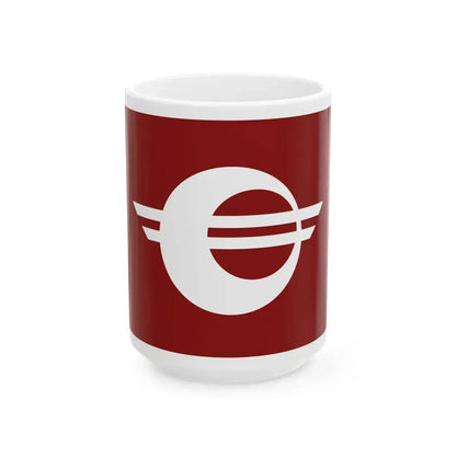 Flag of Morotsuka Miyazaki (Japan) White Coffee Mug 15oz - Go Mug Yourself