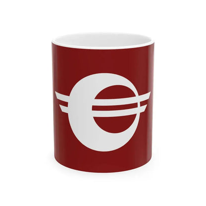 Flag of Morotsuka Miyazaki (Japan) White Coffee Mug - Go Mug Yourself