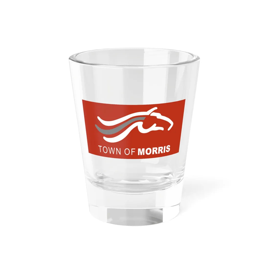 Flag of Morris Manitoba (Canada) Shot Glass 1.5oz 1.5oz - Go Mug Yourself