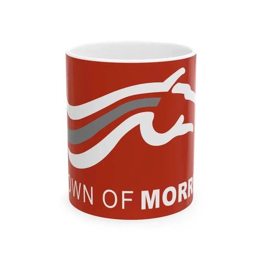 Flag of Morris Manitoba (Canada) White Coffee Mug 11oz - Go Mug Yourself