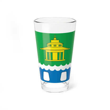 Flag of Morshyn (Ukraine) Pint Glass 16oz 16oz - Go Mug Yourself