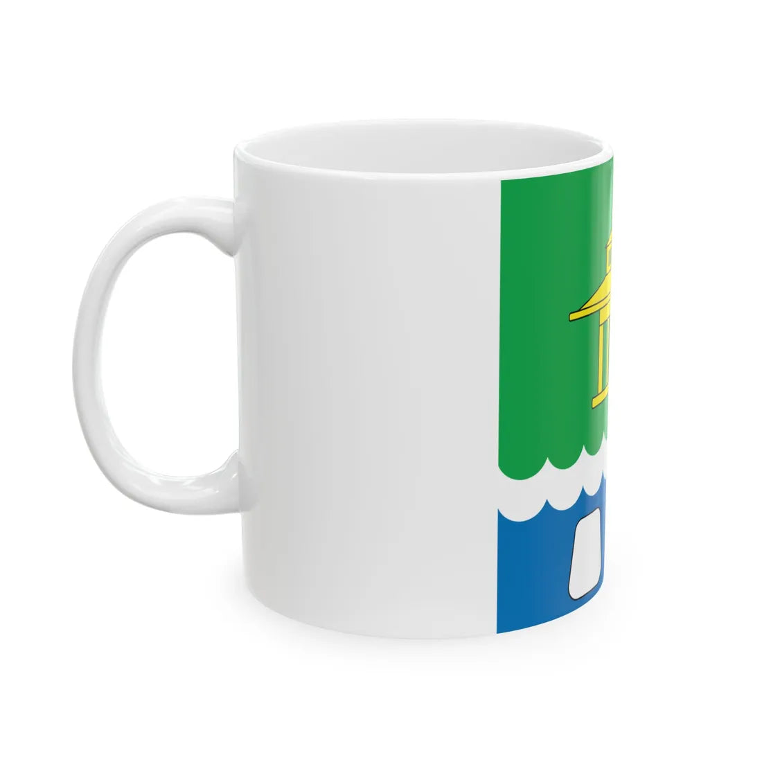 Flag of Morshyn (Ukraine) White Coffee Mug - Go Mug Yourself