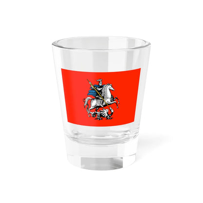 Flag of Moscow 1994 (Russia) Shot Glass 1.5oz 1.5oz - Go Mug Yourself