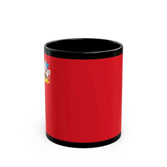Flag of Moscow Oblast Russia - Black Coffee Mug 11oz - Go Mug Yourself