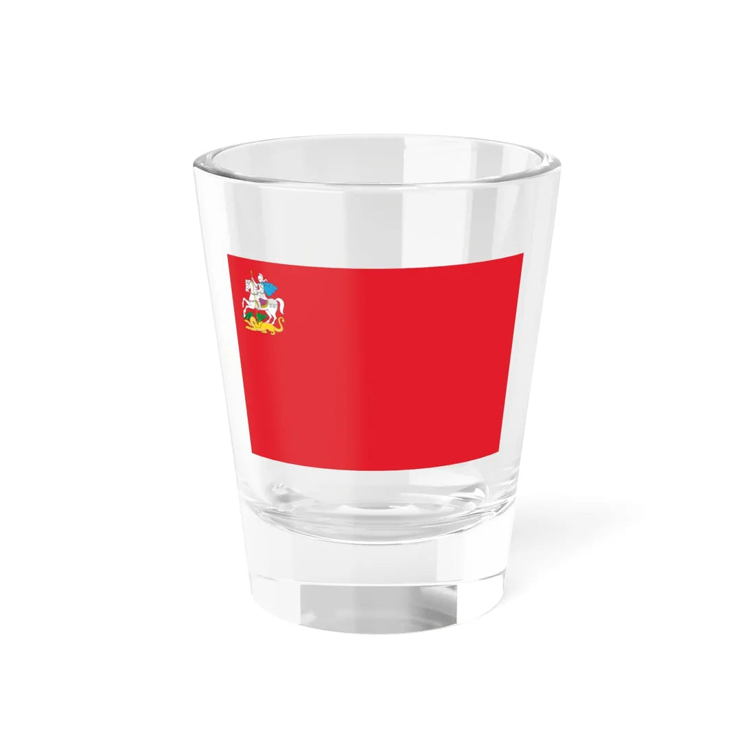 Flag of Moscow oblast (Russia) Shot Glass 1.5oz 1.5oz - Go Mug Yourself