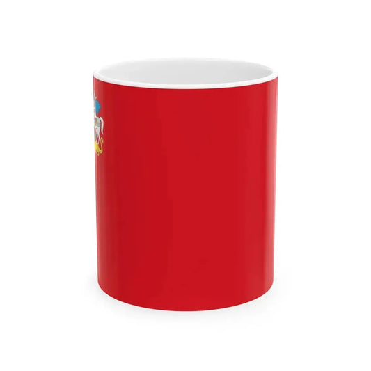 Flag of Moscow Oblast Russia - White Coffee Mug 11oz - Go Mug Yourself