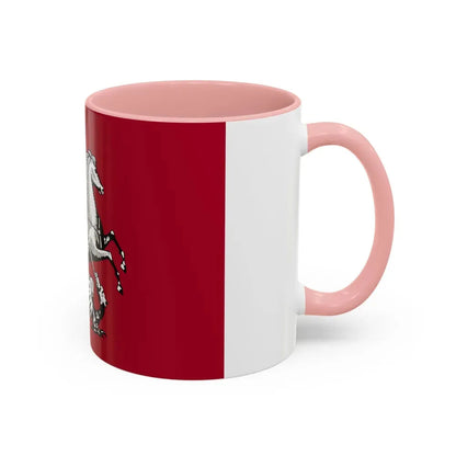 Flag of Moscow Russia - Accent Coffee Mug - Go Mug Yourself
