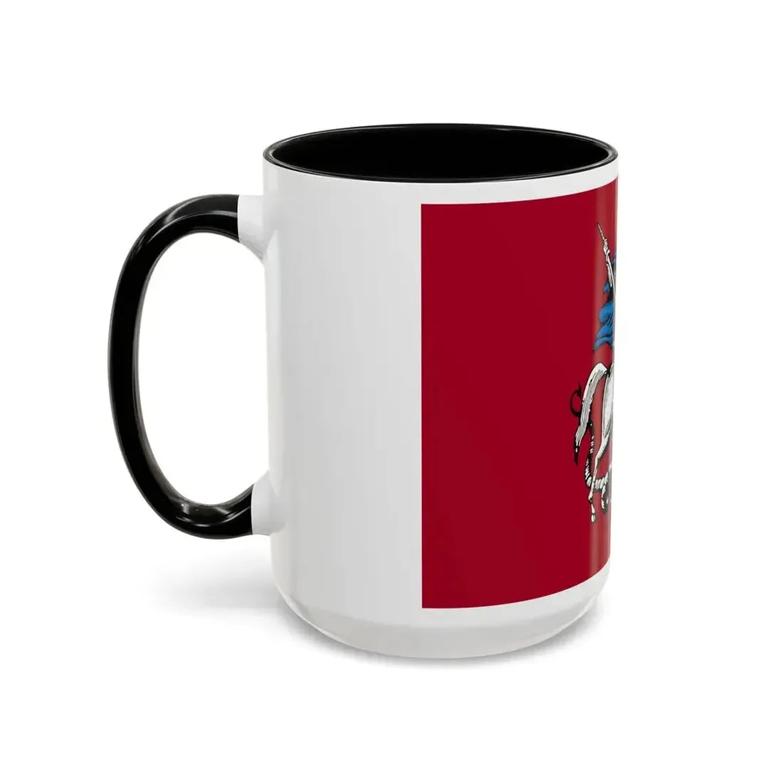 Flag of Moscow Russia - Accent Coffee Mug - Go Mug Yourself