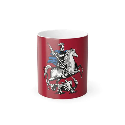 Flag of Moscow Russia - Color Changing Coffee Mug 11oz - Go Mug Yourself