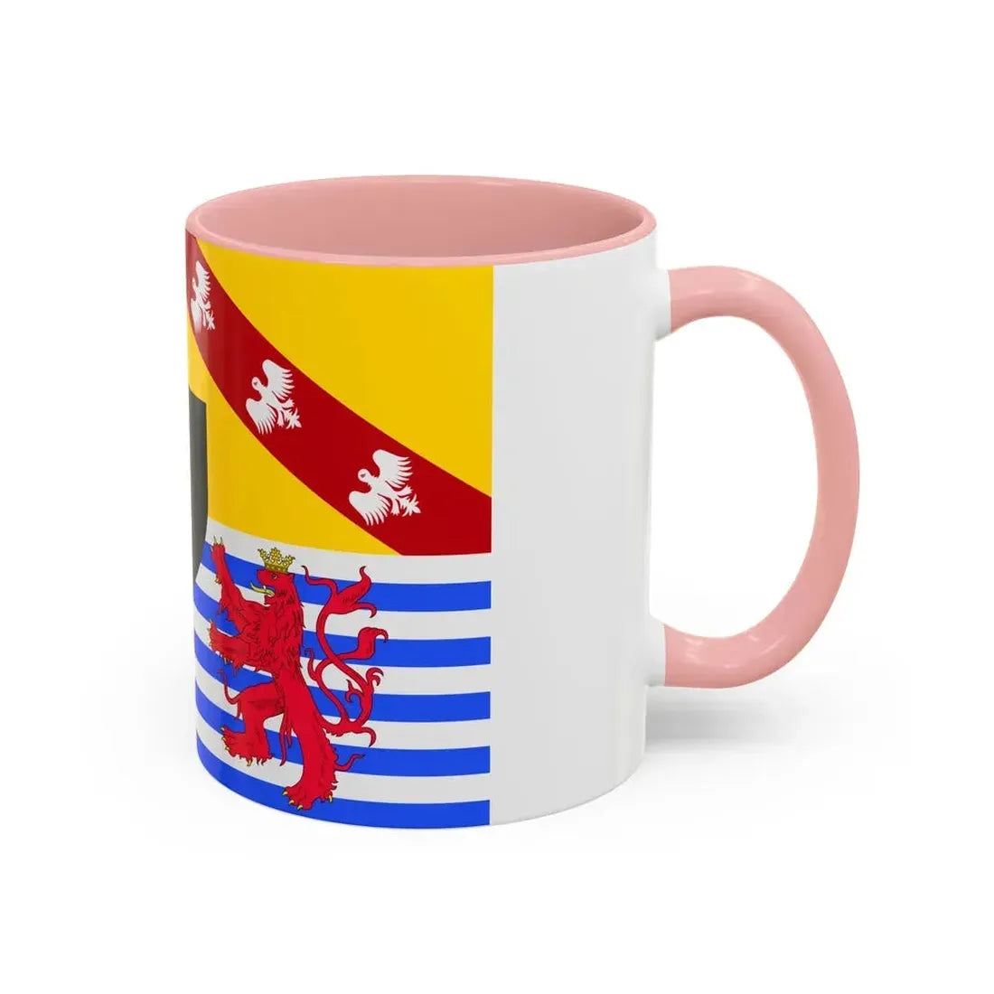 Flag of Moselle France 2 - Accent Coffee Mug - Go Mug Yourself