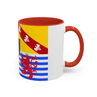 Flag of Moselle France 2 - Accent Coffee Mug - Go Mug Yourself