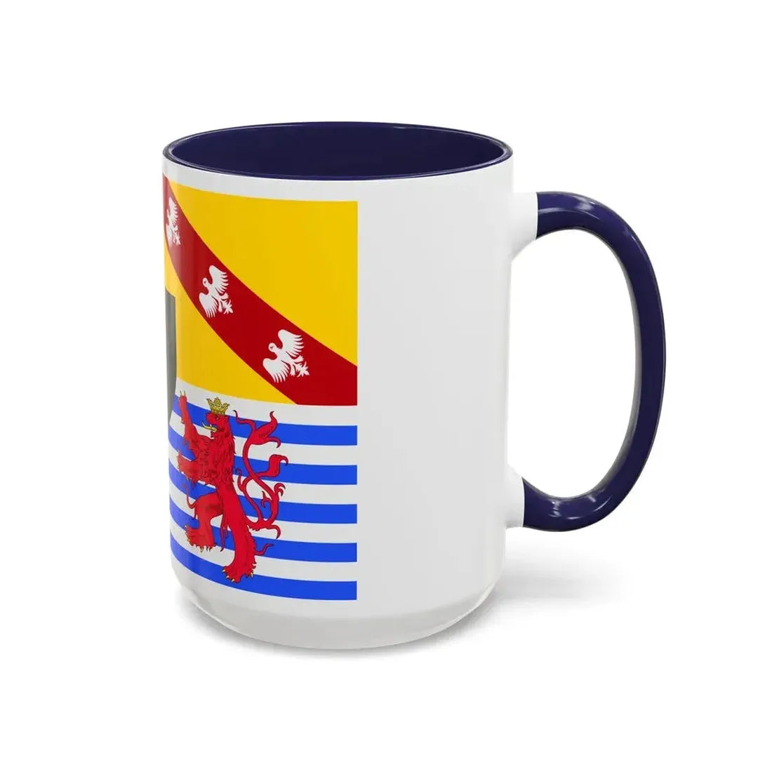 Flag of Moselle France 2 - Accent Coffee Mug - Go Mug Yourself