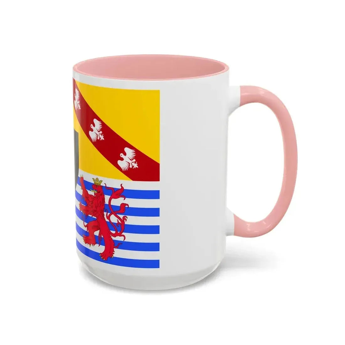 Flag of Moselle France 2 - Accent Coffee Mug - Go Mug Yourself