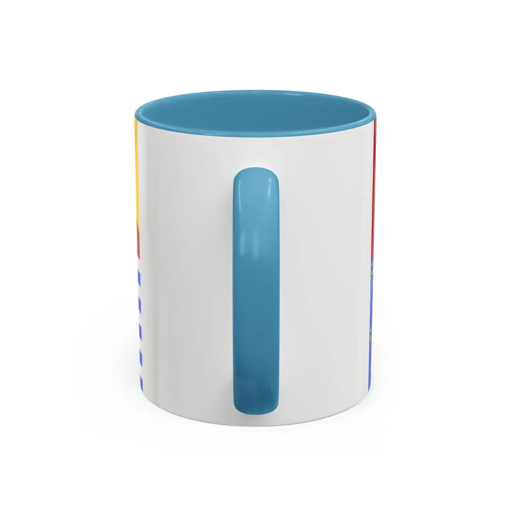 Flag of Moselle France 2 - Accent Coffee Mug - Go Mug Yourself