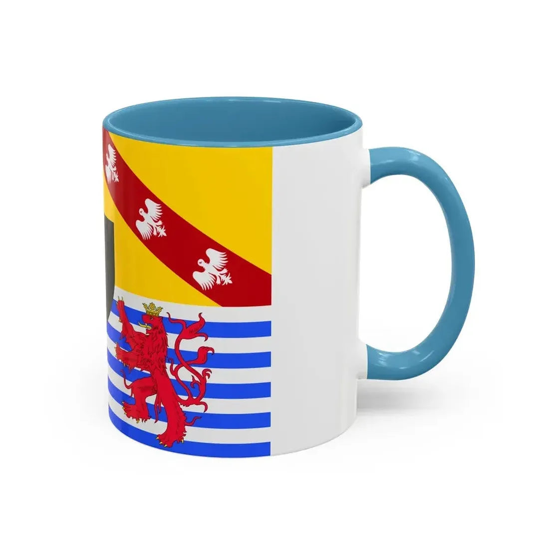Flag of Moselle France 2 - Accent Coffee Mug - Go Mug Yourself