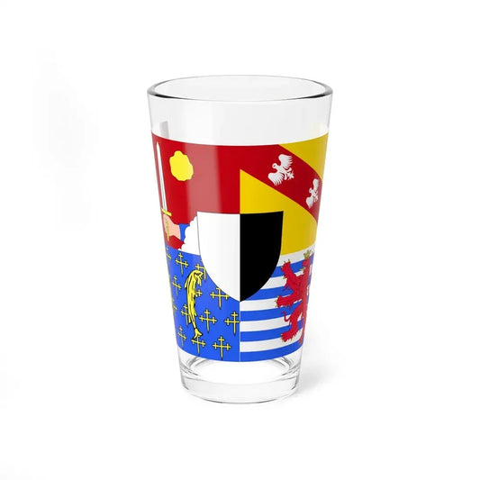 Flag of Moselle France 2 - Pint Glass 16oz 16oz - Go Mug Yourself