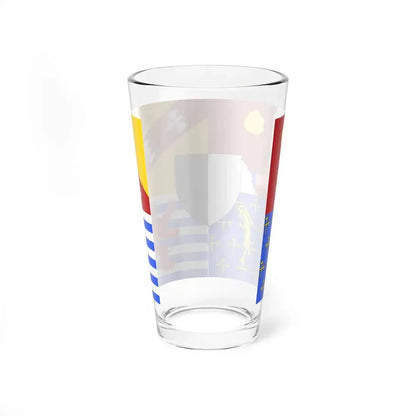 Flag of Moselle France 2 - Pint Glass 16oz - Go Mug Yourself