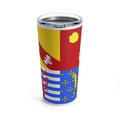 Flag of Moselle France 2 - Tumbler 20oz - Go Mug Yourself