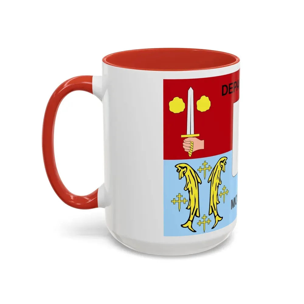 Flag of Moselle France - Accent Coffee Mug - Go Mug Yourself