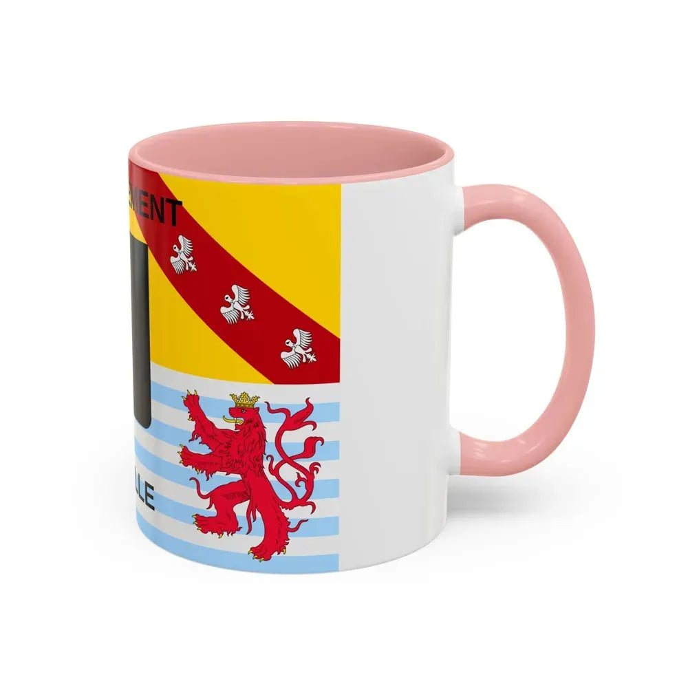 Flag of Moselle France - Accent Coffee Mug - Go Mug Yourself