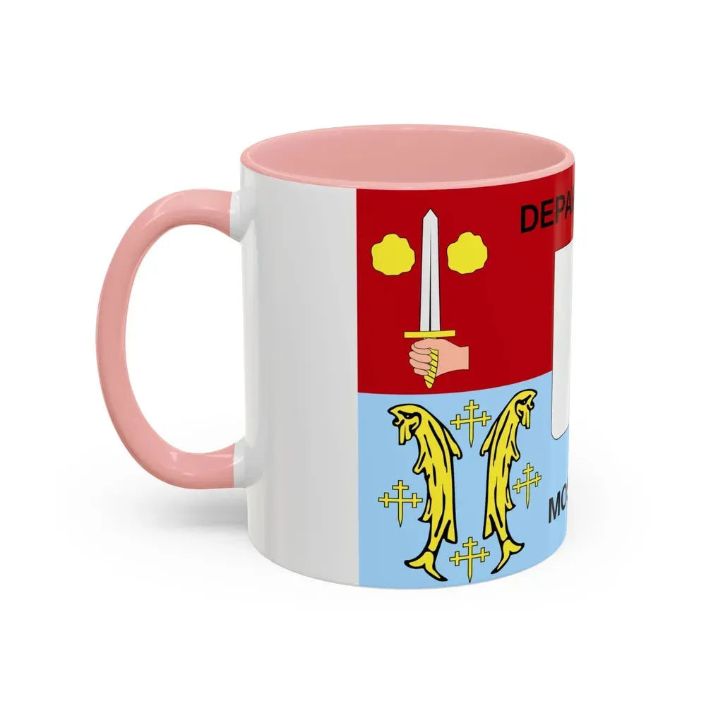 Flag of Moselle France - Accent Coffee Mug - Go Mug Yourself