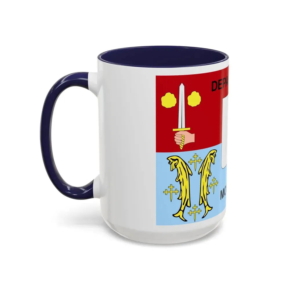 Flag of Moselle France - Accent Coffee Mug - Go Mug Yourself