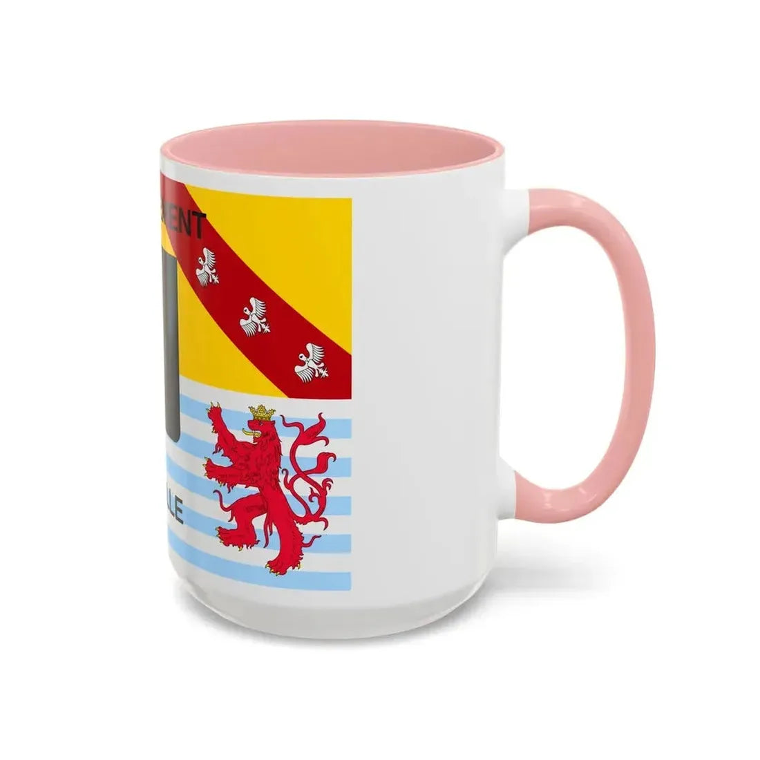 Flag of Moselle France - Accent Coffee Mug - Go Mug Yourself