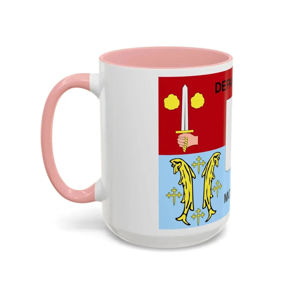 Flag of Moselle France - Accent Coffee Mug - Go Mug Yourself