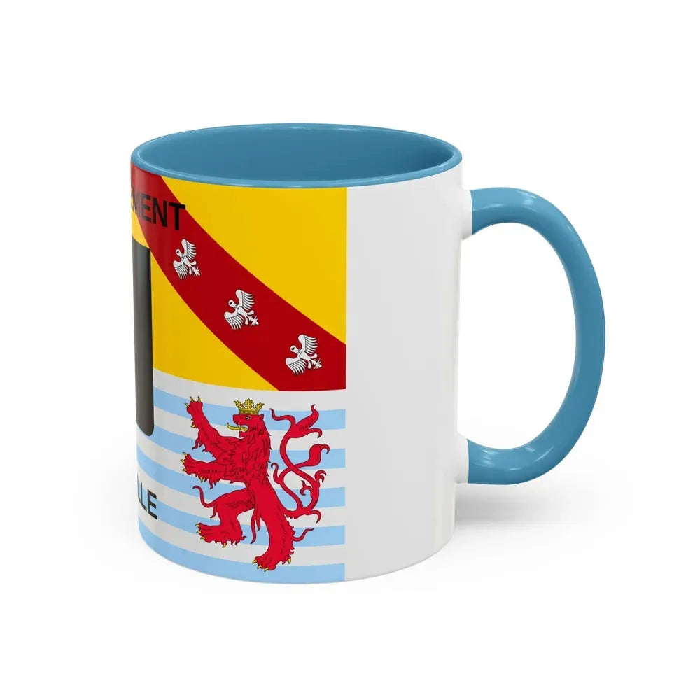 Flag of Moselle France - Accent Coffee Mug - Go Mug Yourself