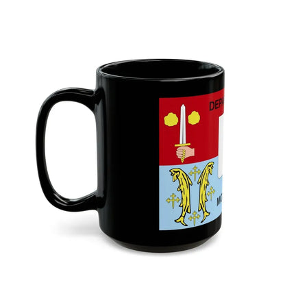 Flag of Moselle France - Black Coffee Mug - Go Mug Yourself