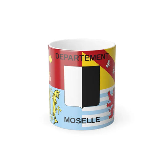Flag of Moselle France - Color Changing Coffee Mug 11oz - Go Mug Yourself