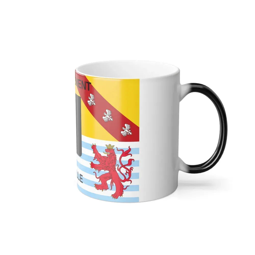 Flag of Moselle France - Color Changing Coffee Mug - Go Mug Yourself