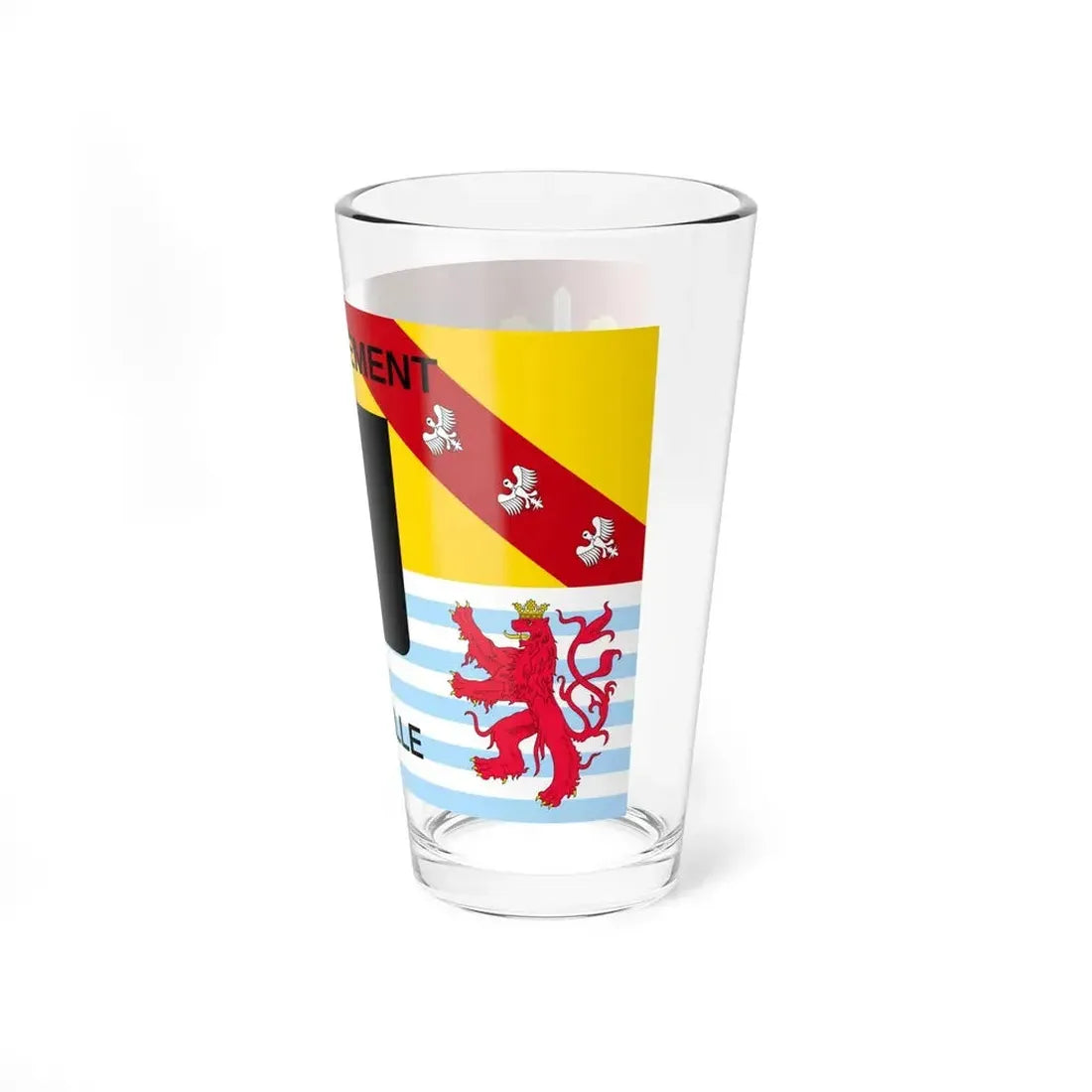 Flag of Moselle France - Pint Glass 16oz - Go Mug Yourself