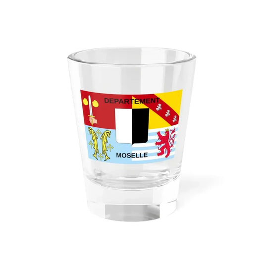 Flag of Moselle France - Shot Glass 1.5oz 1.5oz - Go Mug Yourself