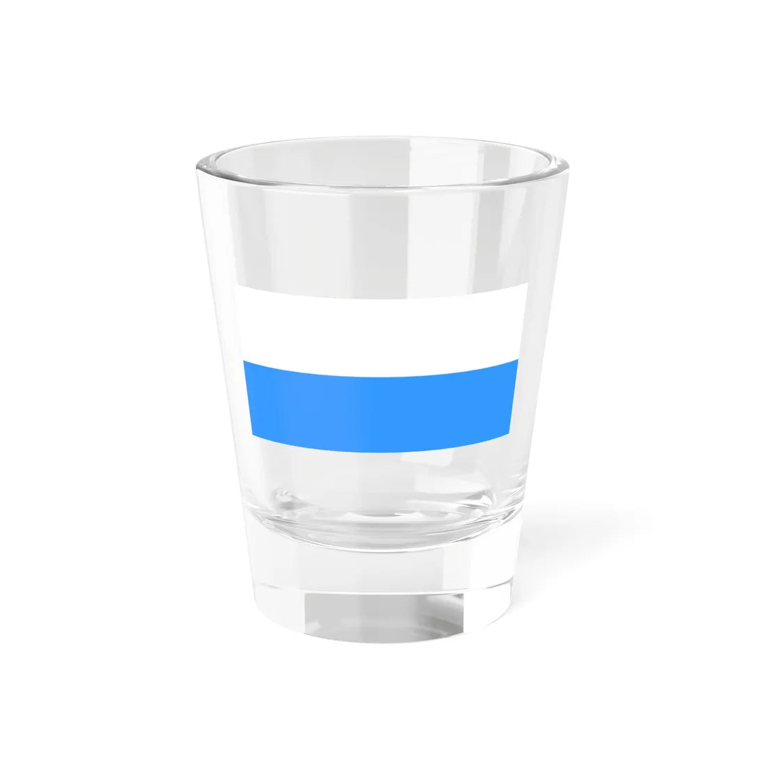Flag of Moshensky rayon Novgorod oblast (Russia) Shot Glass 1.5oz 1.5oz - Go Mug Yourself