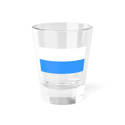 Flag of Moshensky rayon Novgorod oblast (Russia) Shot Glass 1.5oz 1.5oz - Go Mug Yourself