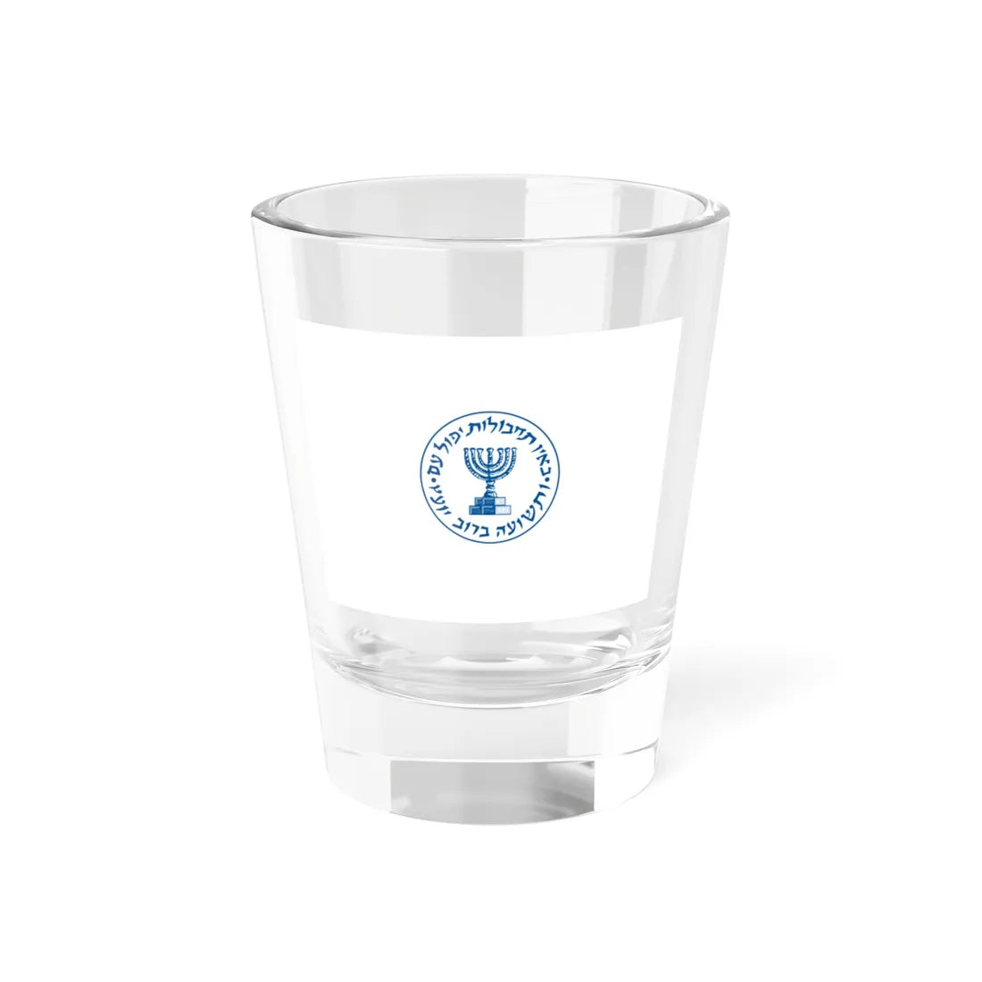 Flag of Mossad (Israel) Shot Glass 1.5oz 1.5oz - Go Mug Yourself