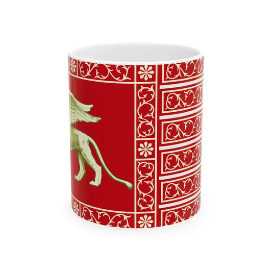 Flag of Most Serene Republic of Venice (Italy) White Coffee Mug 11oz - Go Mug Yourself