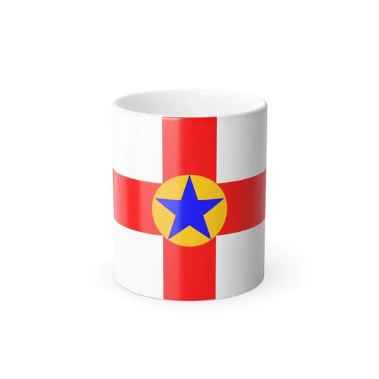 Flag of Mosta 1993 to 2007 Malta - Color Changing Coffee Mug 11oz - Go Mug Yourself