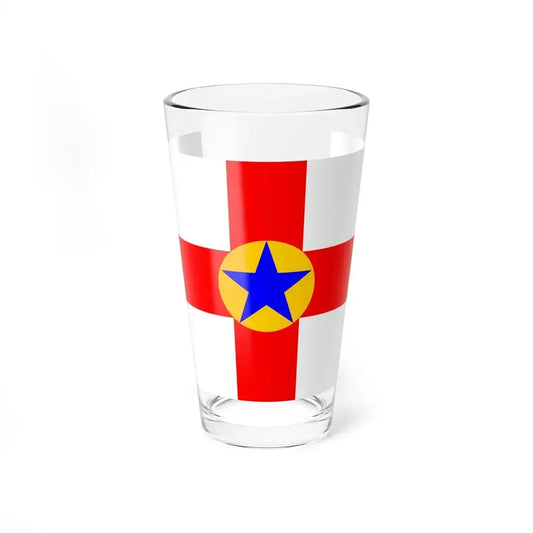Flag of Mosta 1993 to 2007 Malta - Pint Glass 16oz 16oz - Go Mug Yourself