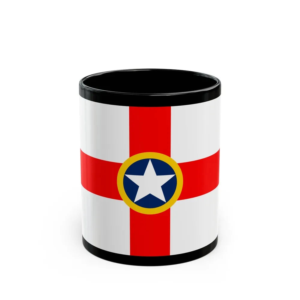 Flag of Mosta Malta - Black Coffee Mug-11oz-Go Mug Yourself