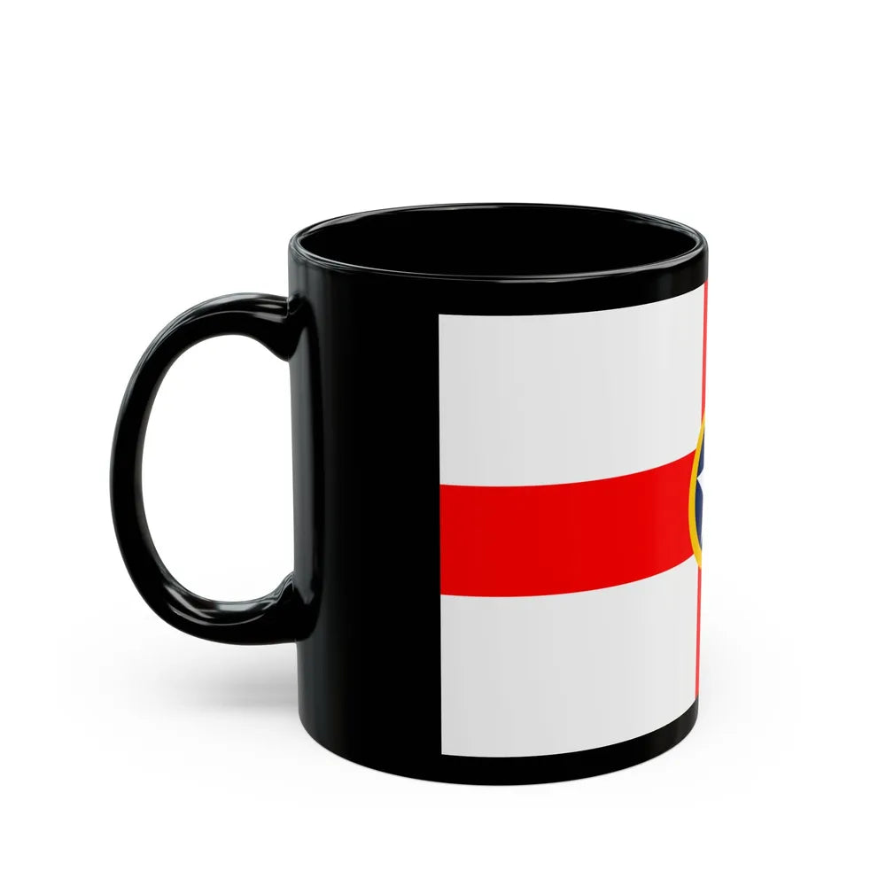 Flag of Mosta Malta - Black Coffee Mug-Go Mug Yourself