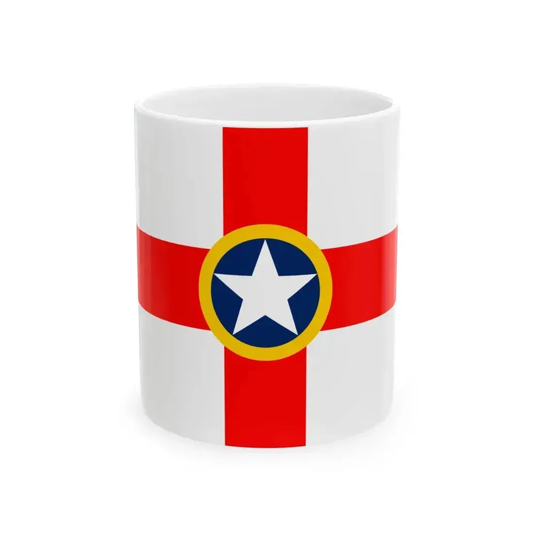 Flag of Mosta (Malta) White Coffee Mug 11oz - Go Mug Yourself