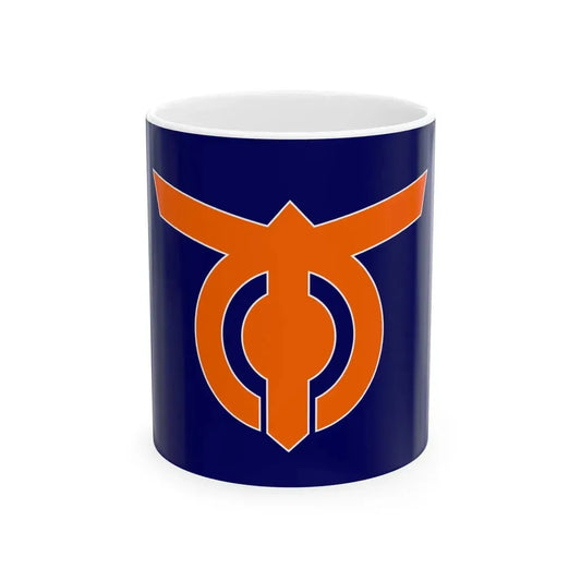 Flag of Motobu Okinawa (Japan) White Coffee Mug 11oz - Go Mug Yourself