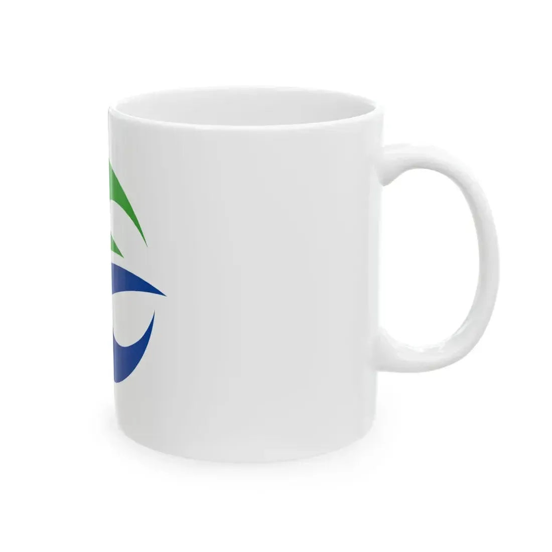 Flag of Motomiya Fukushima (Japan) White Coffee Mug - Go Mug Yourself