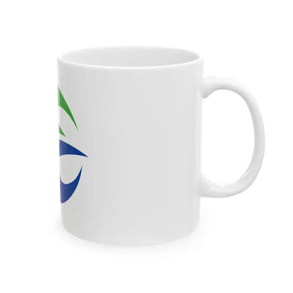 Flag of Motomiya Fukushima (Japan) White Coffee Mug - Go Mug Yourself
