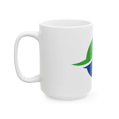 Flag of Motomiya Fukushima (Japan) White Coffee Mug - Go Mug Yourself