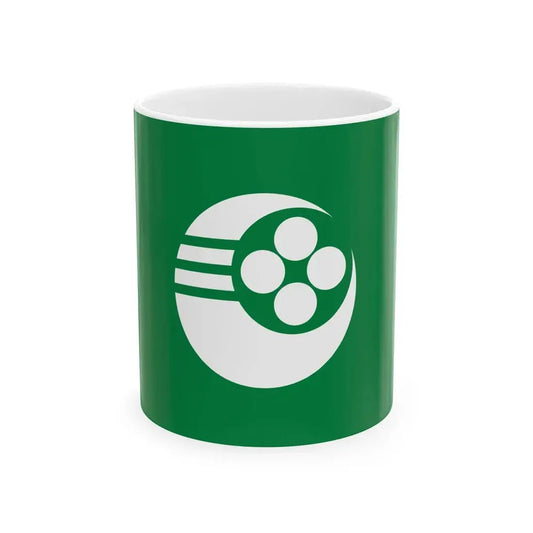 Flag of Motosu Gifu (Japan) White Coffee Mug 11oz - Go Mug Yourself
